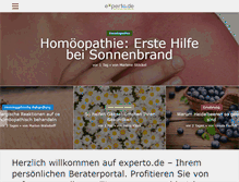 Tablet Screenshot of experto.de